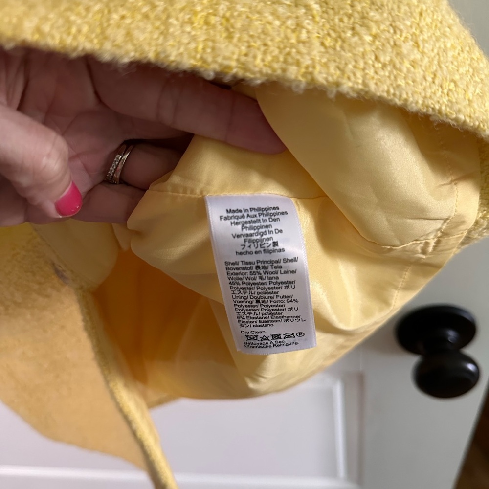J. Crew Yellow Button-Front Midi Dress - Picture 5 of 9